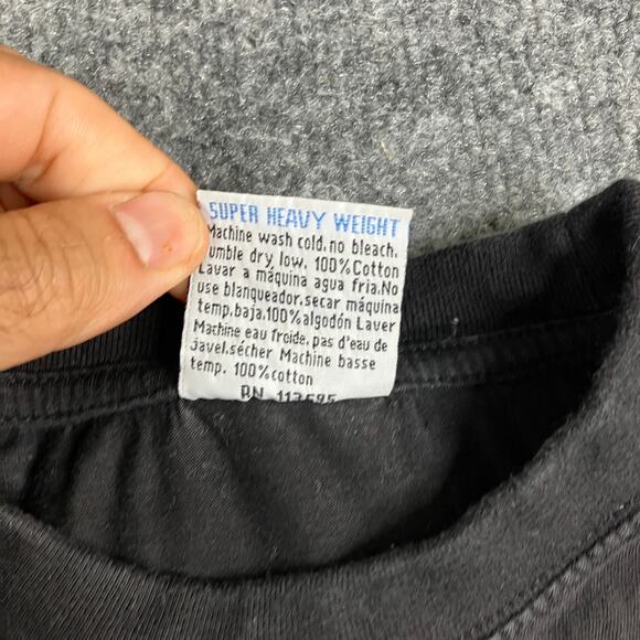 Phat Doc T-Shirt Mens Size L Black Michael Jordan Graphic Basketball Tee - Picture 3 of 7